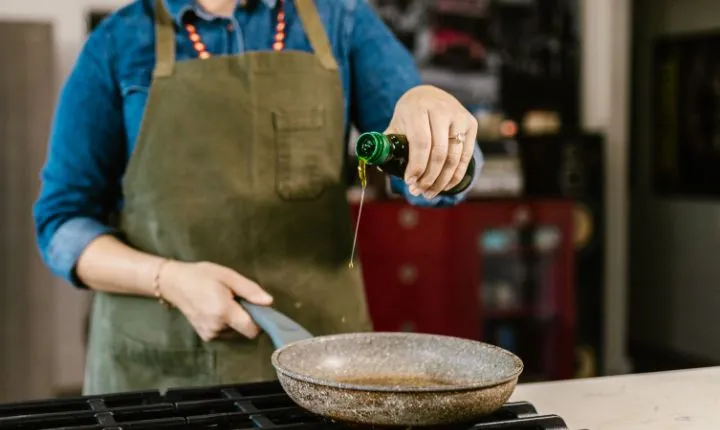 cocinar con aceite de oliva virgen extra