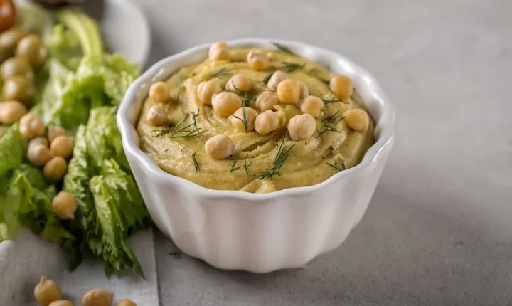 Hummus garbanzos y aceite de oliva